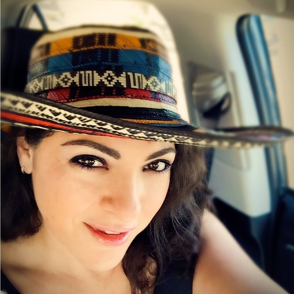 Colombian tricolor hat. Unisex. New. Hand made. No tags.